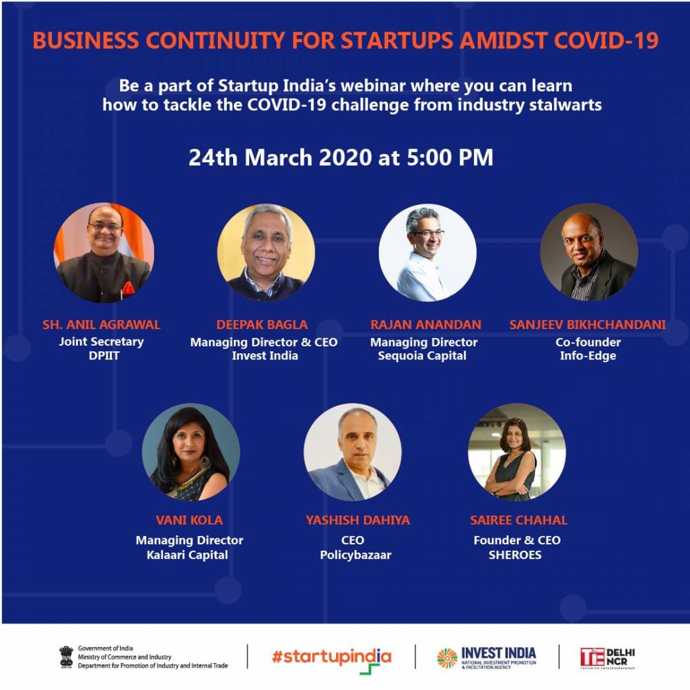 Webinar: Business Continuity For Startups Amidst COVID-19